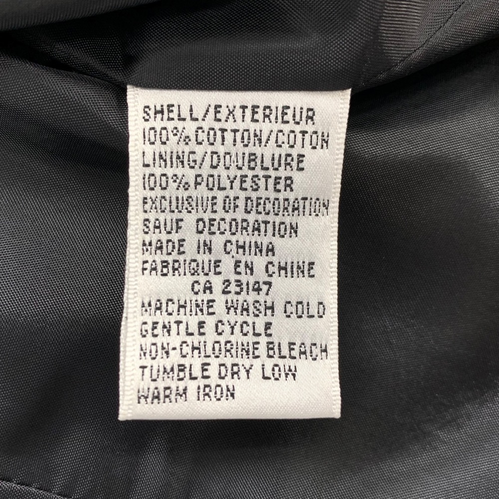 Talbots Petites Black with Floral Embroidery Vest/ Shirt - Picture 10 of 12